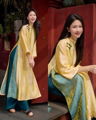 Áo dài truyền thống 4 tà