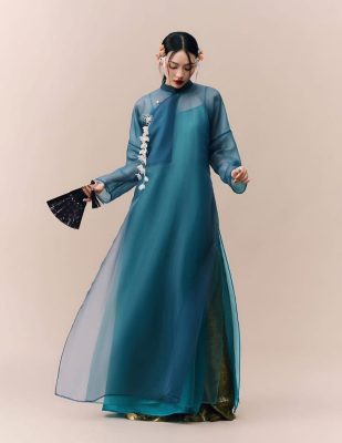 Áo dài truyền thống 4 tà 