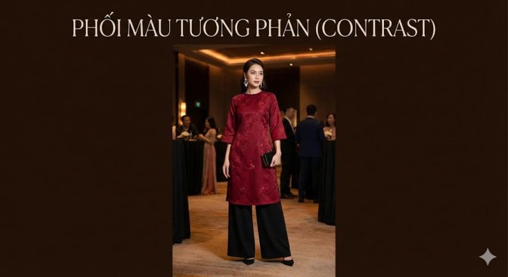 Phối màu Tương phản (Contrast)