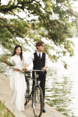 Áo dài cặp đôi