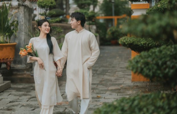 Áo dài cặp đôi